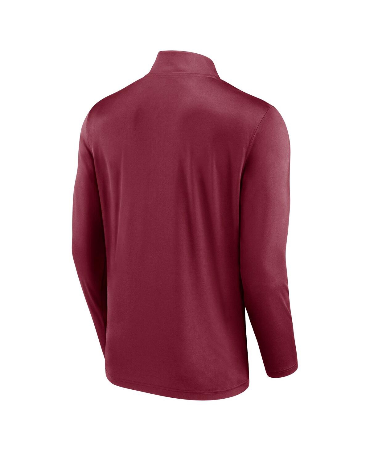 Fanatics Men's  Maroon Mississippi State Bulldogs Underdog Mindset Quarter-zip Top In Maroon