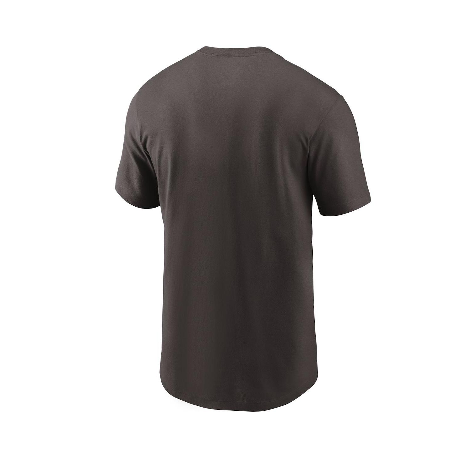 Men's Brown Cleveland Browns Team Wordmark T-shirt