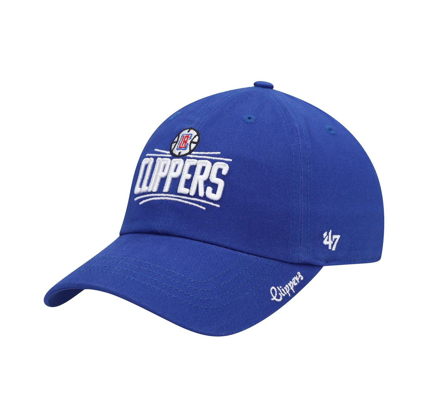 Women's '47 Royal La Clippers Miata Clean Up Logo Adjustable Hat