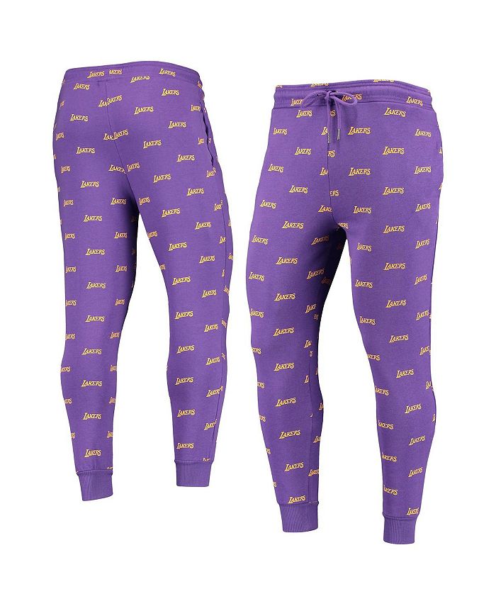 The Wild Collective Men s Purple Los Angeles Lakers Allover Logo