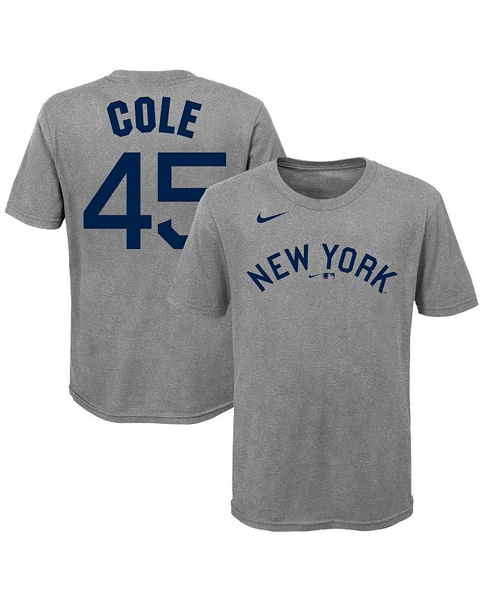 Men's New York Yankees Gerrit Cole Nike Gray 2021 Field of Dreams Replica  Player Jersey