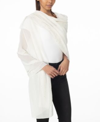 Embellished Wrap Scarf