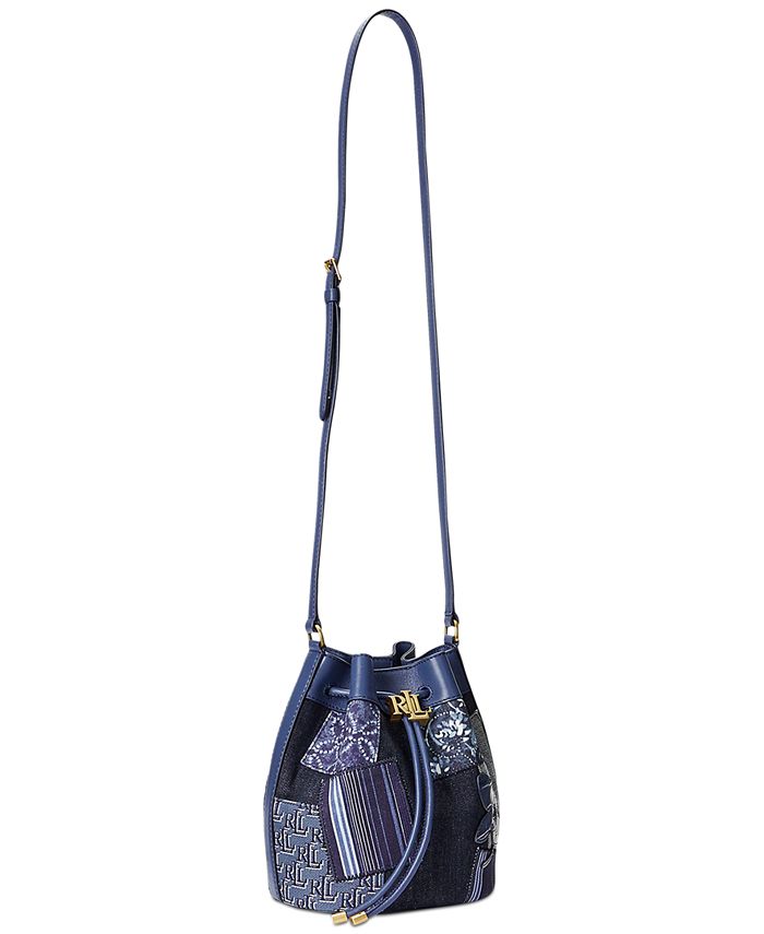 Lauren Ralph Lauren Patchwork Medium Andie Drawstring Bag Macy's