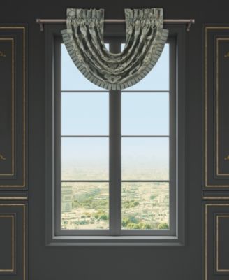 Santino Waterfall Window Valance, 33" x 43"