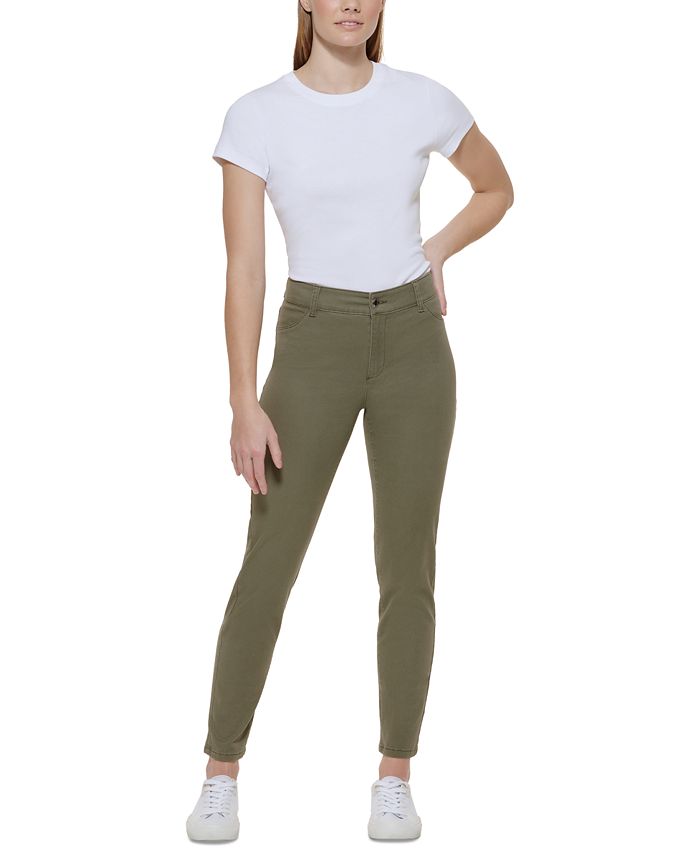 Calvin Klein Stretch Cotton Twill Pants Macy's