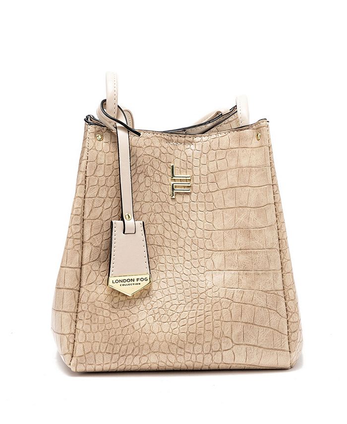 London Fog Women's Coco Croco Satchel Macy's