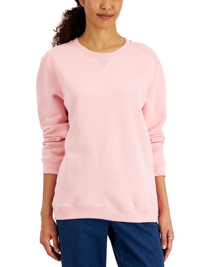 New Women Plus Size Sweatshirt Ladies Boss Lady Print Top Warm Long Line T-Shirt 