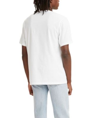 Men's Relaxed Fit Box Tab Logo Crewneck T-shirt
