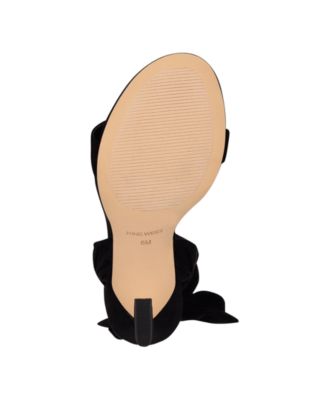 Women's Kelsie Ankle Wrap Sculpted Heel Sandals