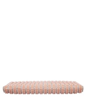 Women's Allover Imitation Pearl and Crystal Envelope Clutch