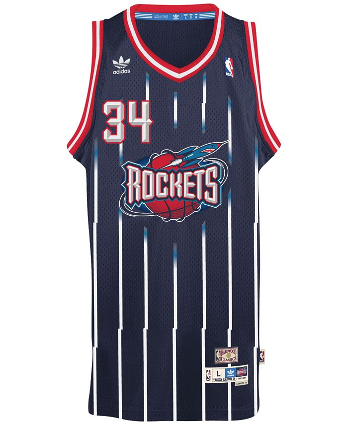 adidas Hakeem Olajuwon Houston Rockets NBA Fan Apparel & Souvenirs for sale