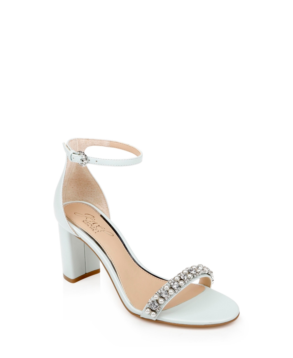 Jewel Badgley Mischka Women's Daylann Block Heel Evening Sandals
