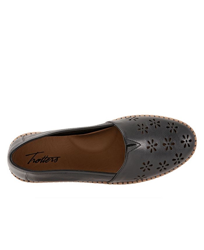 Trotters Lyric Woven Leather Loafers