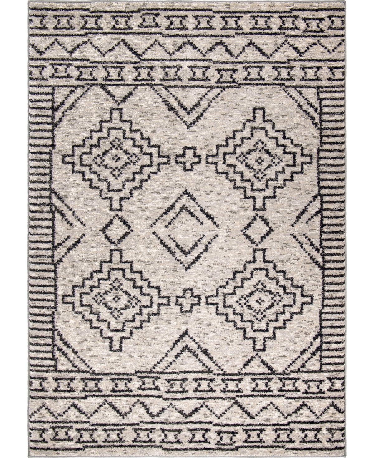 My Texas House South 5'3in x 7'6in Area Rug - Silver-Tone