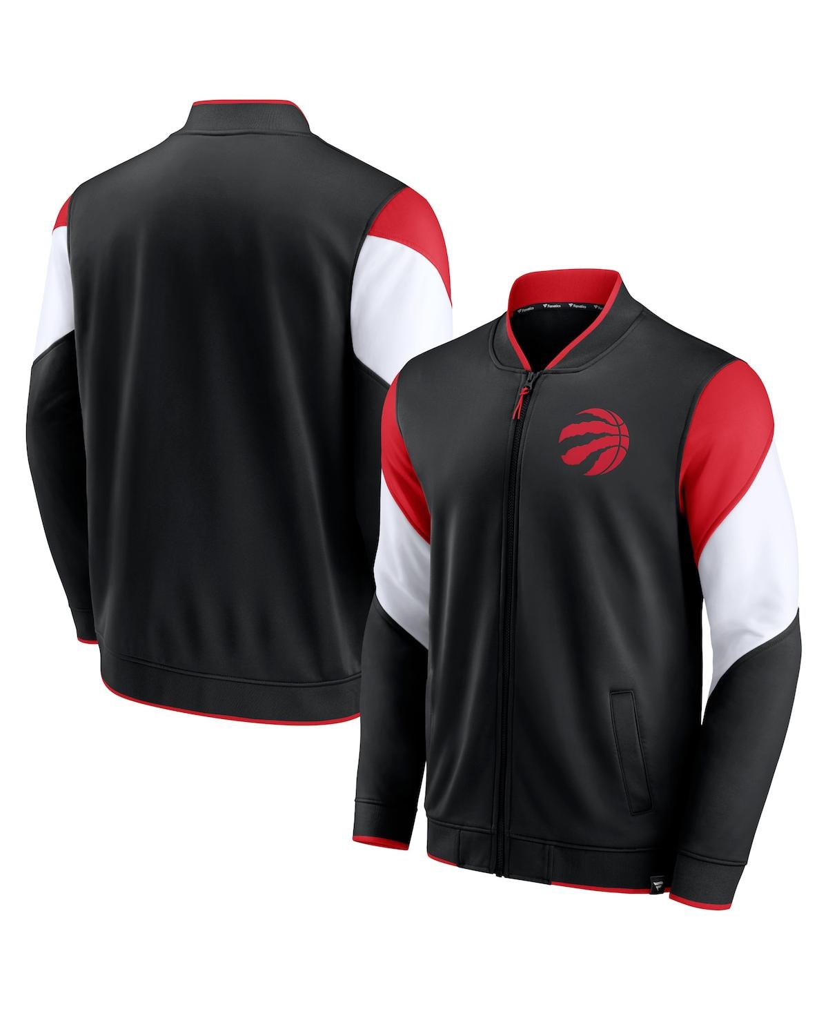 Men's Fanatics Black Toronto Raptors League Best Performance Full-Zip Jacket - Black