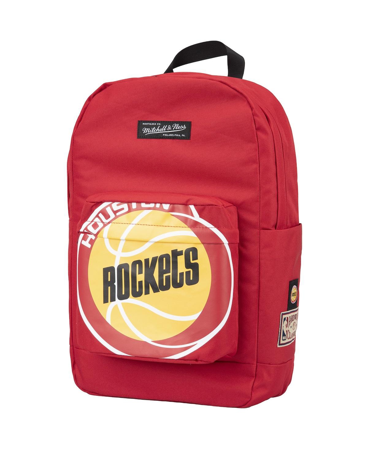Mitchell Ness Houston Rockets Hardwood Classics Backpack - Red