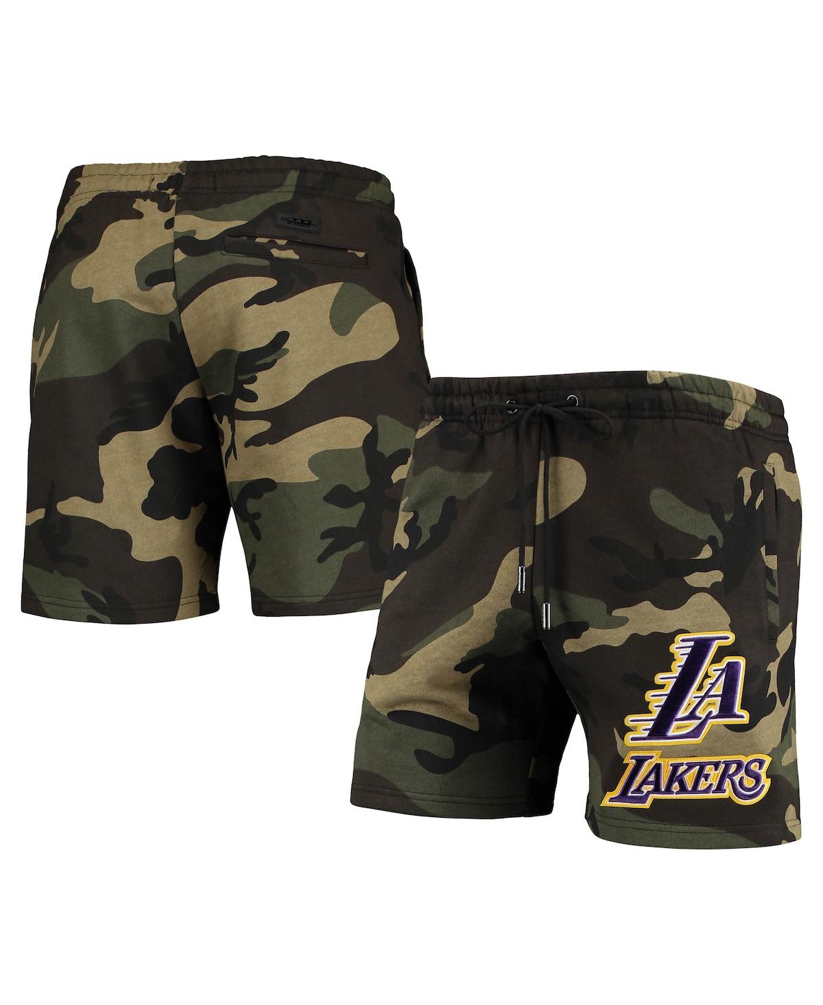 Men's Pro Standard Camo Los Angeles Lakers Team Shorts - Camo
