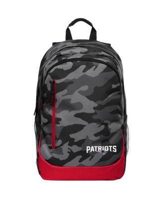 New England Patriots Black Camo Backpack