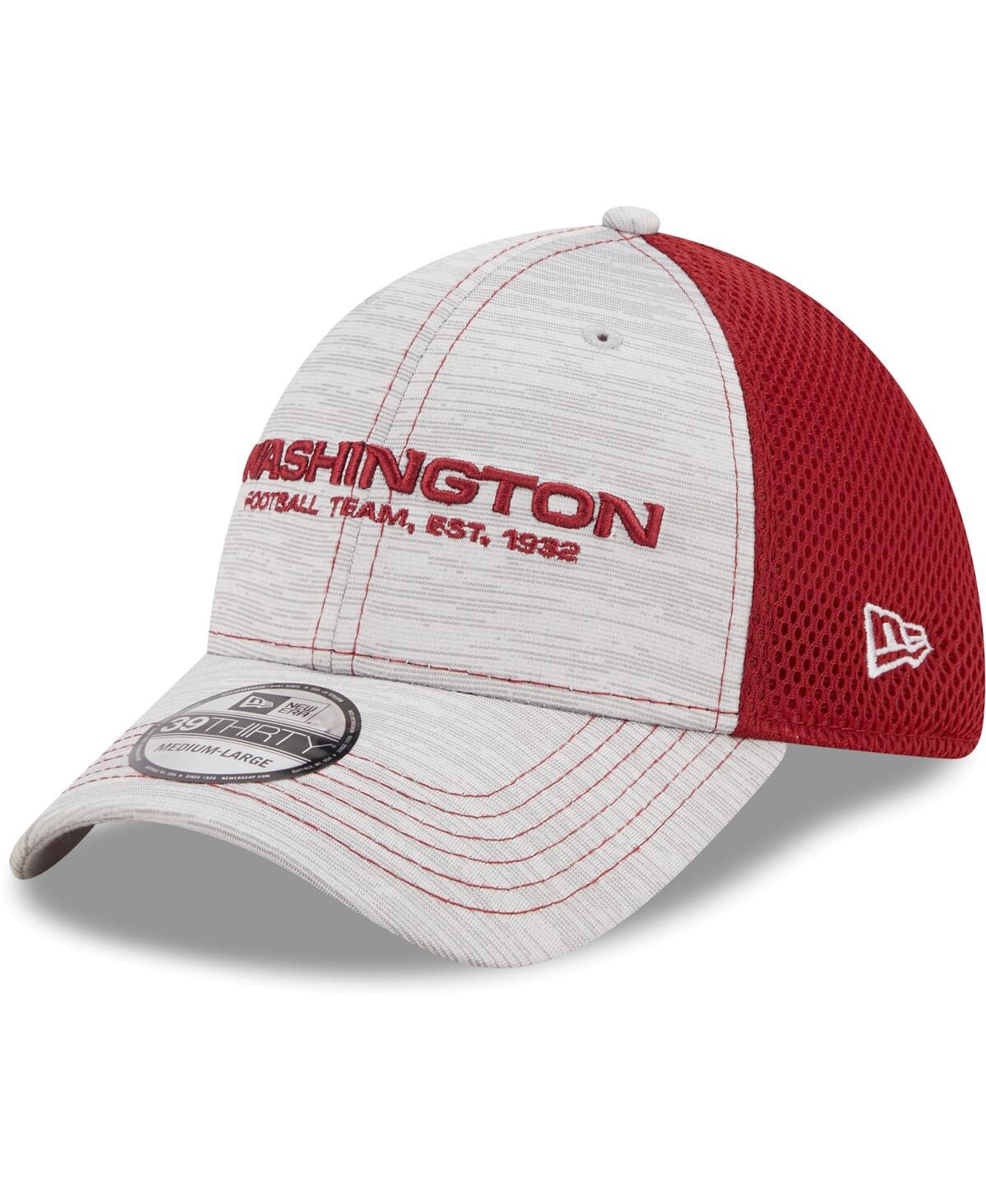 New Era Men's Gray And Burgundy Washington Football Team Prime 39thirty