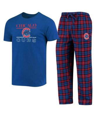 Men's Concepts Sport Royal, Red Chicago Cubs Lodge T-shirt and Pants ...