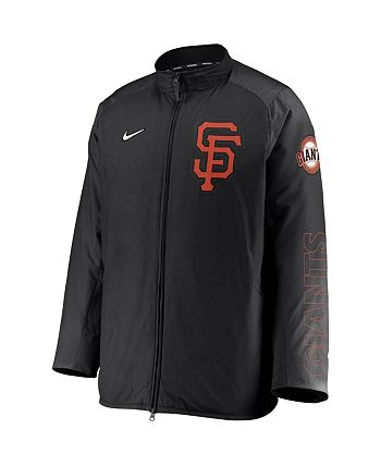 Men's Nike Black San Francisco Giants Authentic Collection Dugout  Performance Full-Zip Jacket