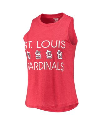Women's Navy, Red St. Louis Cardinals Meter Muscle Tank Top and Pants Sleep Set
