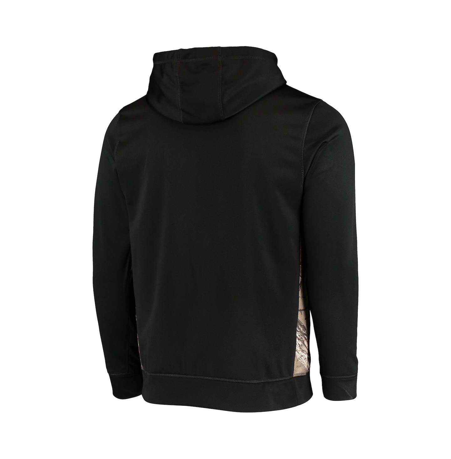 Мужское худи Dunbrooke Black, Realtree Camo Pittsburgh Steelers Decoy Tech Fleece Full-Zip — фото 4