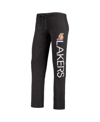 Women's Black, Purple Los Angeles Lakers Tank Top and Pants Sleep Set