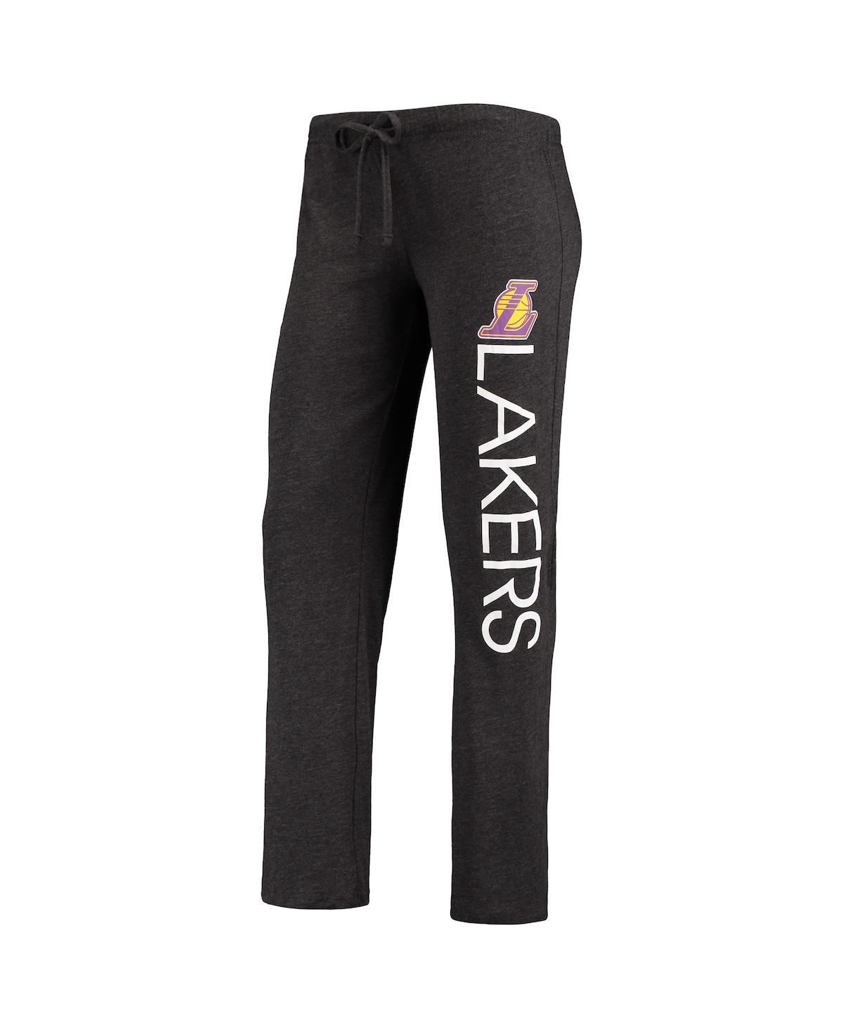 Concepts Sport Women's  Black, Purple Los Angeles Lakers Tank Top And Pants Sleep Set In Black,purple