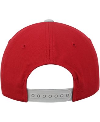 Big Boys Crimson Oklahoma Sooners Maverick Snapback Adjustable Hat