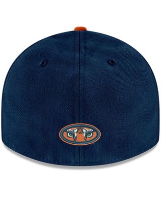 Men's Navy, Orange Auburn Tigers Basic Low Profile 59Fifty Fitted Hat