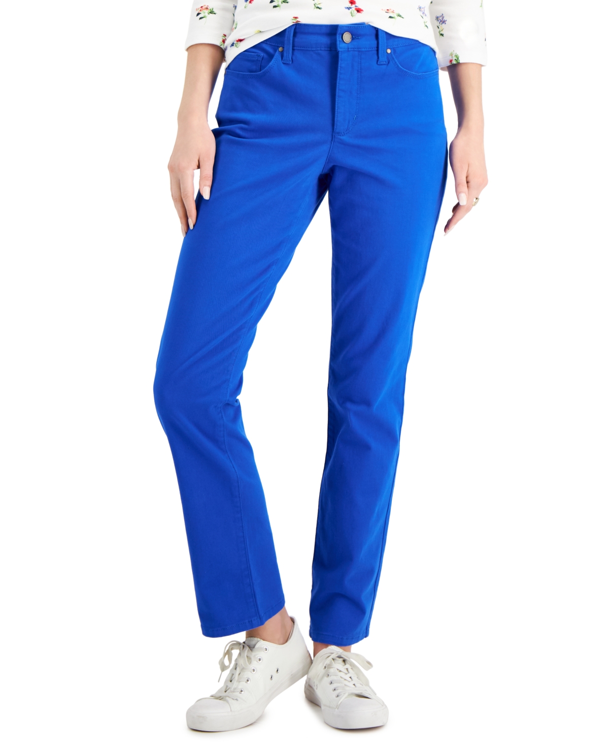 Charter Club Lexington Tummy Control Straight Leg Jeans Created for Macy s Smart Closet