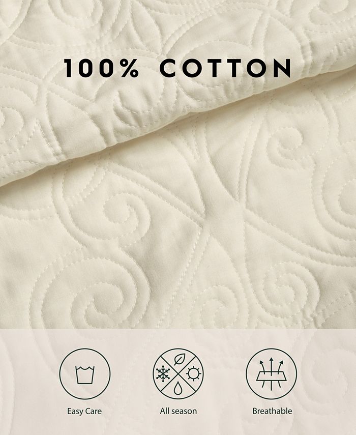 Laura Ashley Full/Queen Felicity Quilt Set & Reviews Quilts