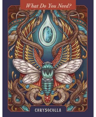 The Illustrated Crystallary Oracle Cards- 36-Card Deck of Magical Gems and Minerals by Maia Toll