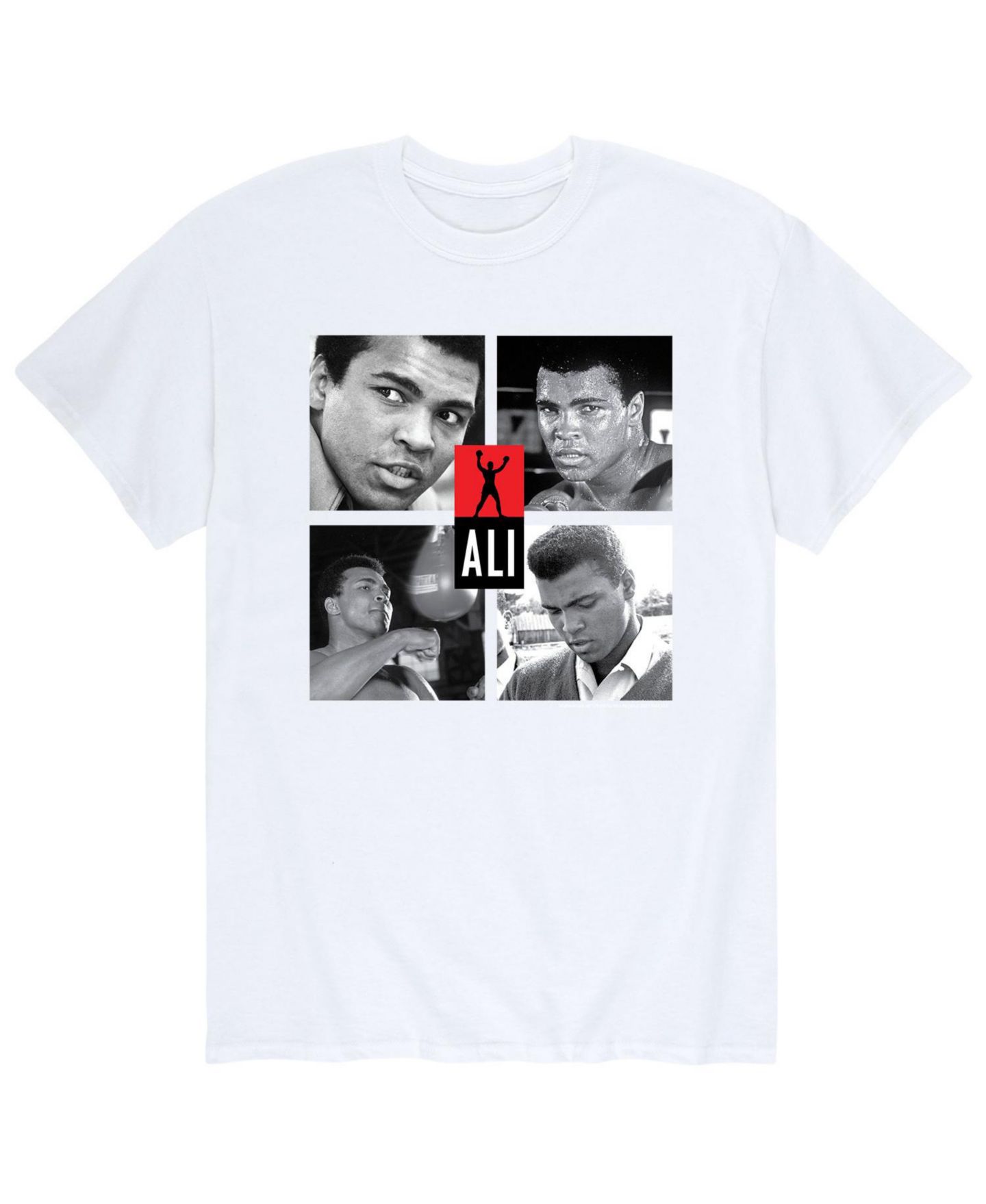 Мужская футболка AIRWAVES Muhammad Ali Photo Grid, цвет: Белый — фото 1