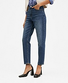Women's Mom Elastic Jeans