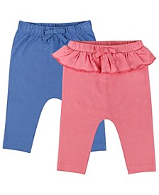 Baby Girls Pants, Pack of 2