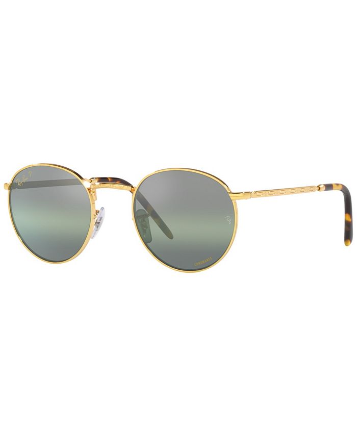 Ray-Ban Unisex Polarized Sunglasses, RB3637 NEW ROUND 50 & Reviews -  Sunglasses by Sunglass Hut - Handbags & Accessories - Macy's