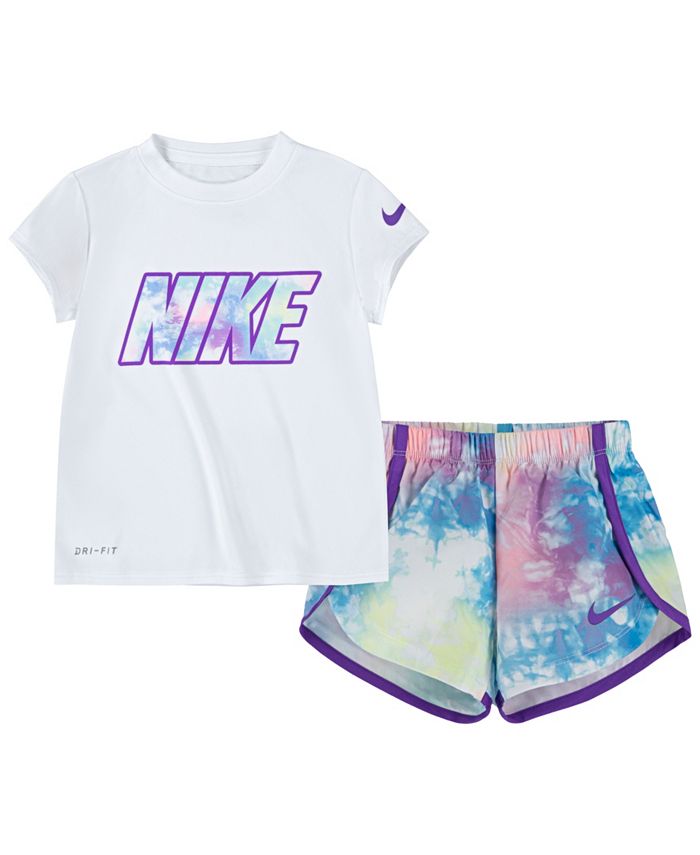 Nike Baby Girls Printed Dri fit Sprinter 2 Piece Set Macy s