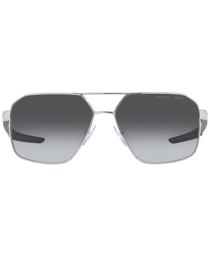 PRADA LINEA ROSSA Men's Polarized Sunglasses, 60 - Macy's