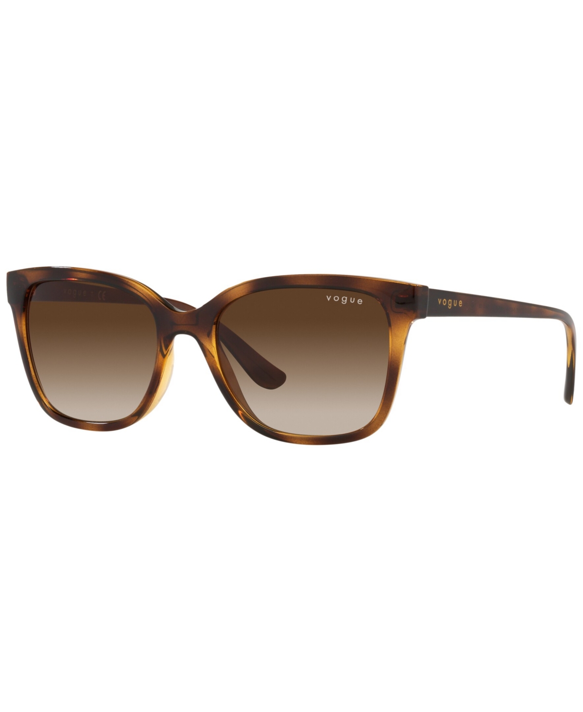 Vogue Eyewear Women's Sunglasses, Vo5426s In Dark Havana,brown Gradient