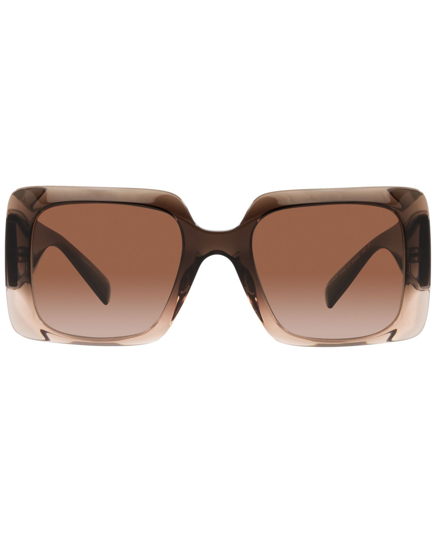 Женские солнцезащитные очки Versace Sunglasses VE4405, цвет: Прозрачный коричневый градиентный — фото 3