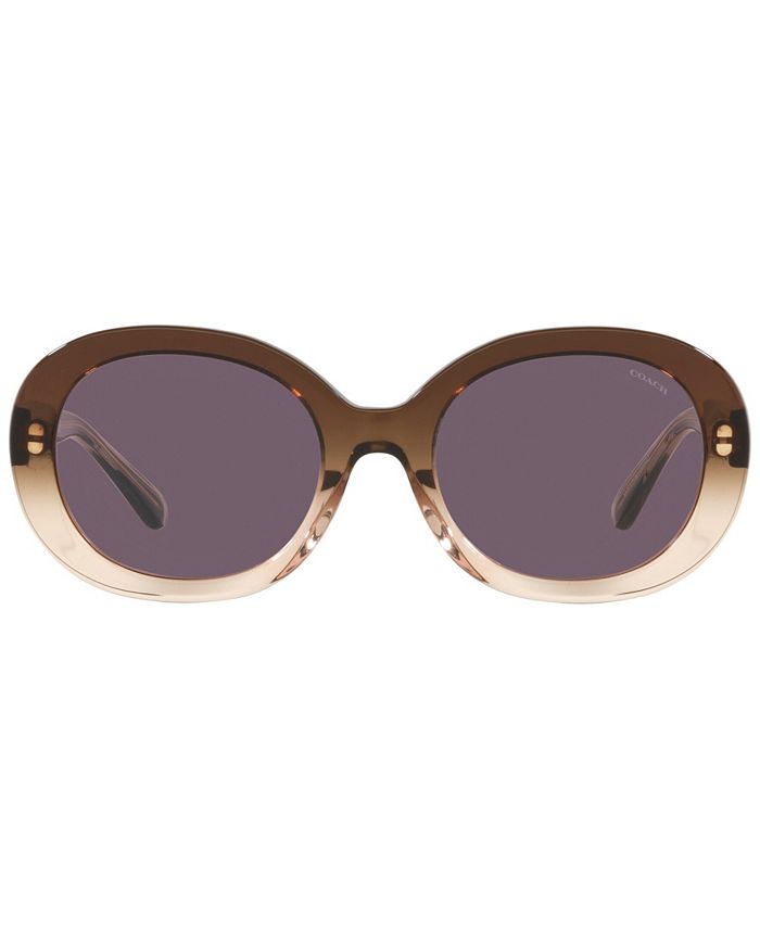 COACH Women's Sunglasses, HC8337U C7992 52 - Macy's