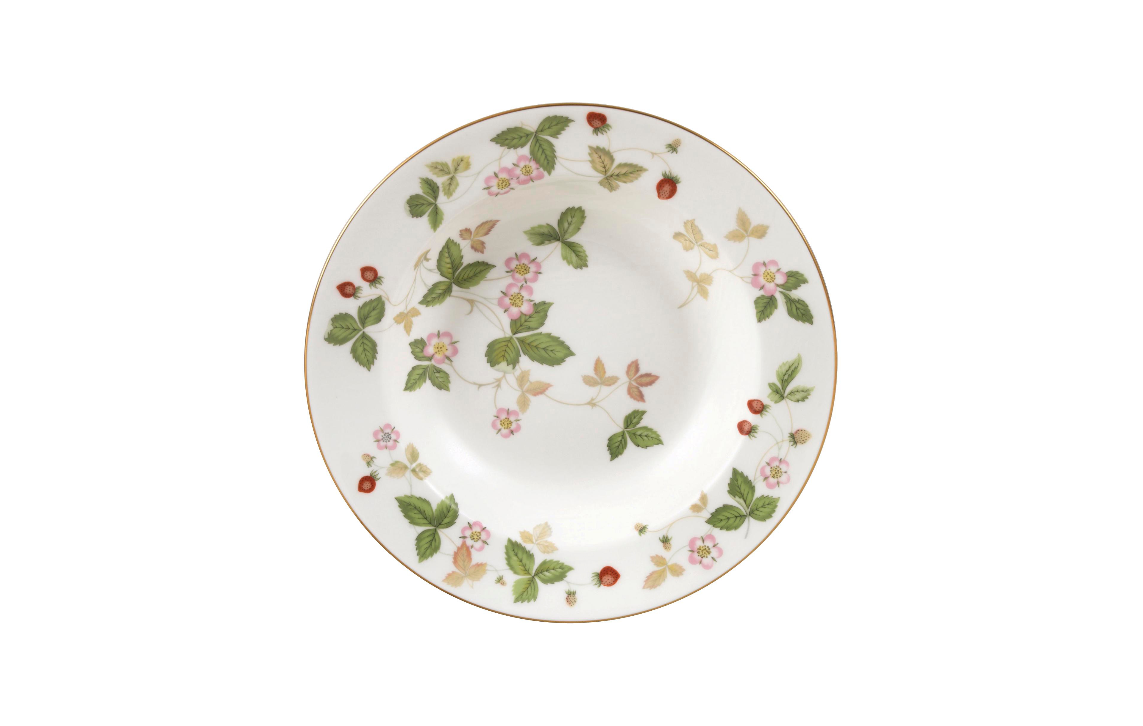 Wedgewood Wild Strawberry Rim Soup Bowl