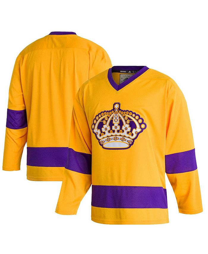adidas Men's Gold Los Angeles Kings Team Classics Authentic Blank Jersey -  Macy's