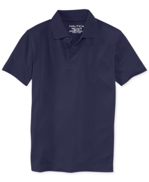 Nautica School Uniform Performance Polo Little Boys
