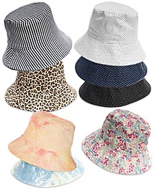 Reversible Bucket Hats Collection, Created for Macy's