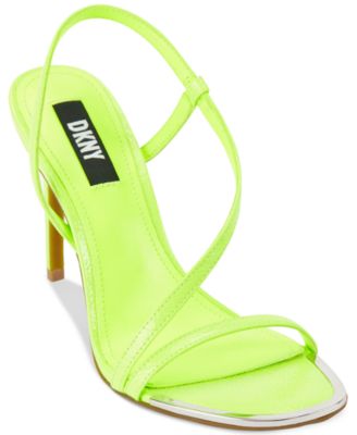 dkny neon sandals