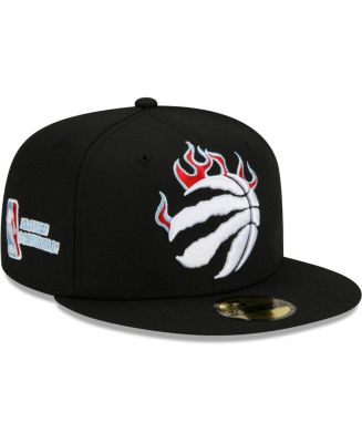 Men's Black Toronto Raptors Eastern Conference Fire 59FIFTY Fitted Hat ...