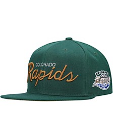 Men's Green Colorado Rapids Historic Logo Since '96 Foundation Script Snapback Hat